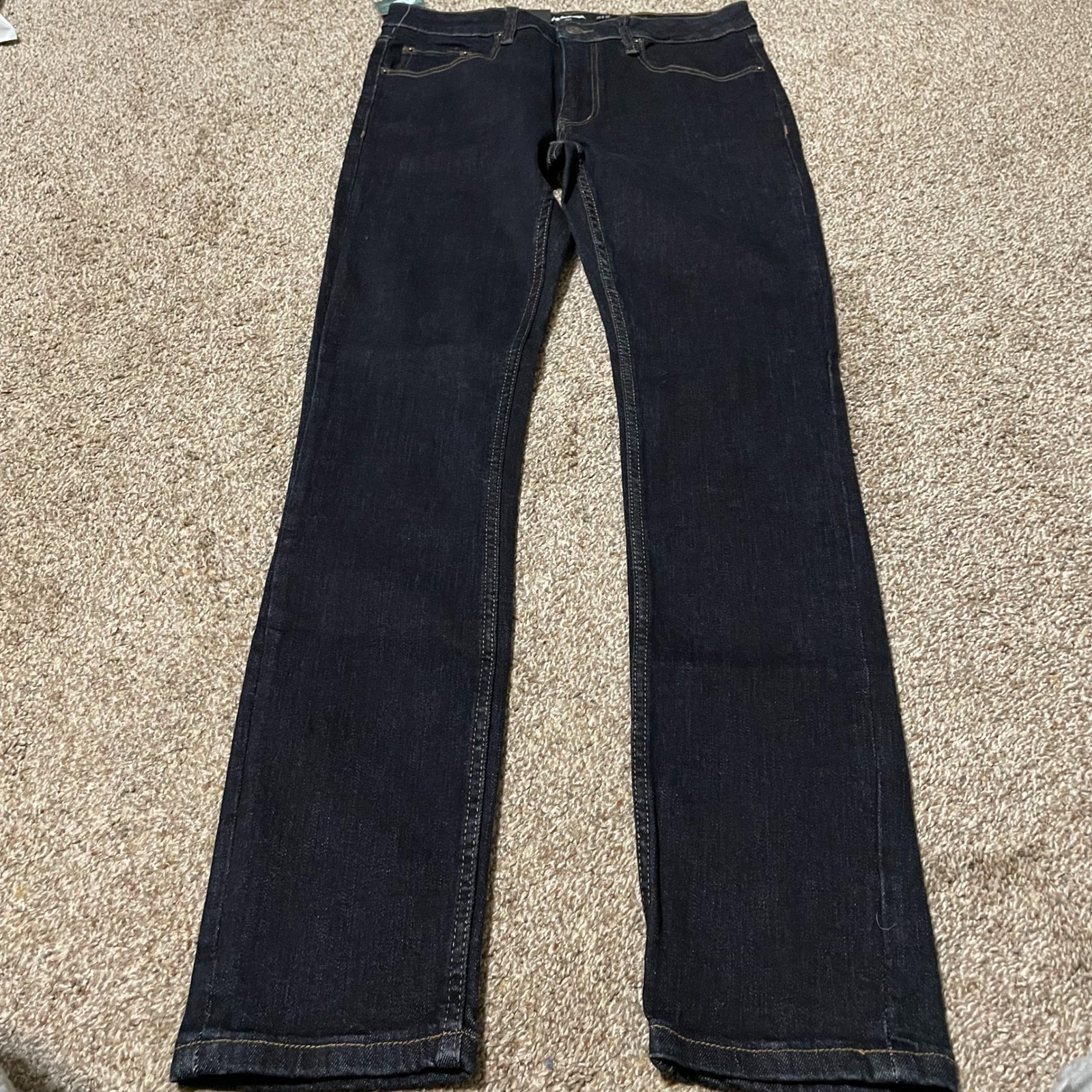 Rsq Mens Skinny Dark Wash Denim Jeans Size 29x32